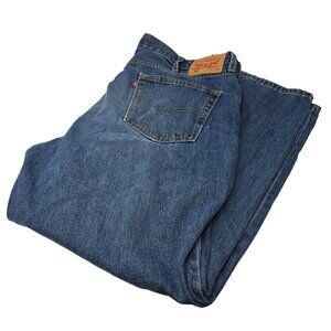 Levis 550 Blue‎ Jeans Size 42X30 Men's Straight Leg 5 Pocket Denim